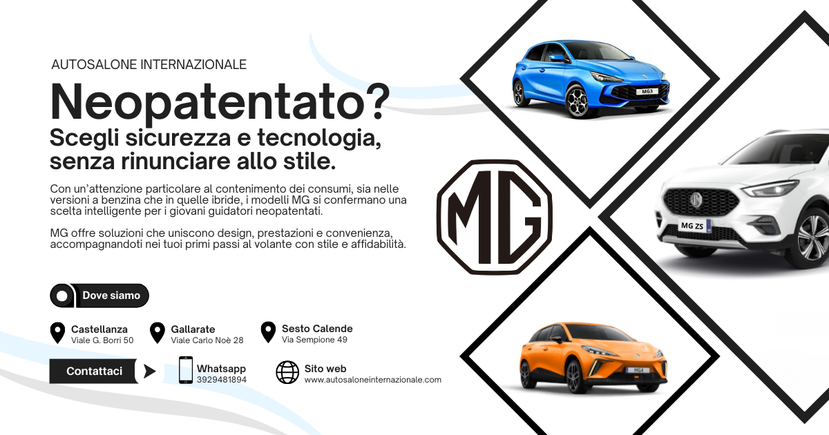 Auto MG neopatentati